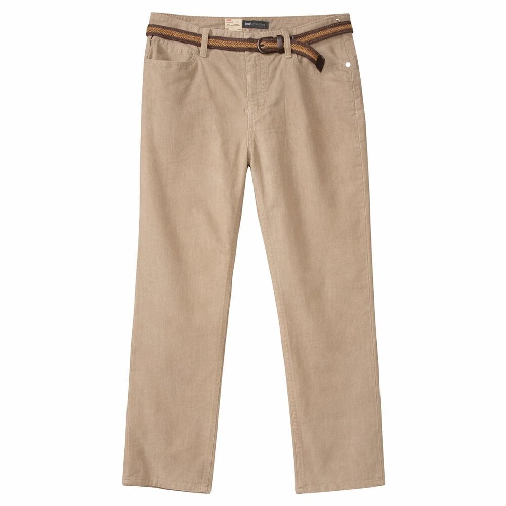 NWT LEVI’S 505 Straight Corduroy Belted Pants 12M